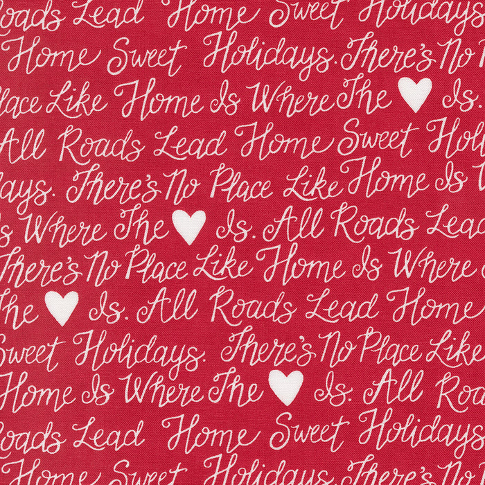 Holidays at Home Berry Red Words