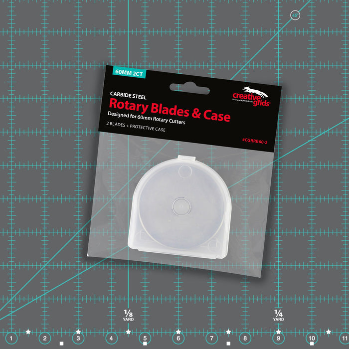 Creative Grids 60mm Rotary Replacement Blades- 2 PK