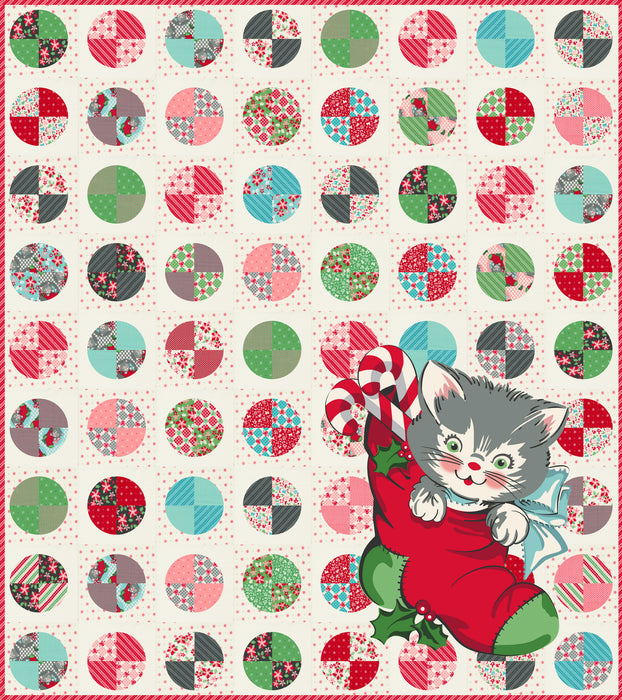 Here Comes Santa Claws Kit 64" x 72"