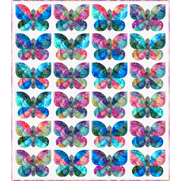 Fluidity Butterflies Quilt Kit