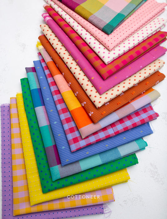 Garden Variety yarn-dyed Woven Fat Quarter Bundle