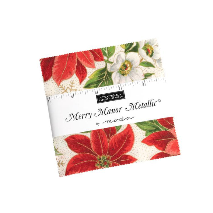 Merry Manor Metallic Charm Pack