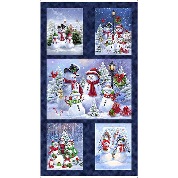 Snowman Holiday Panel