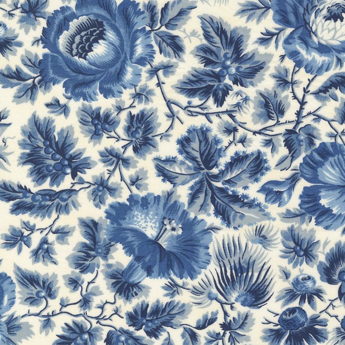 Amelias Blues-Ivory Bluffview Large Floral