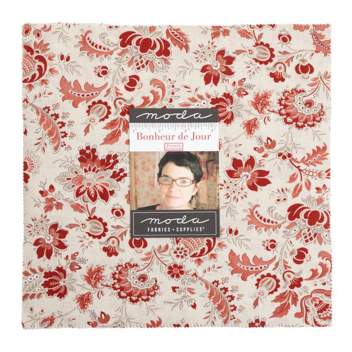 Bonheur De Jour Layer Cake, 42-10" Squares, By French General for Moda