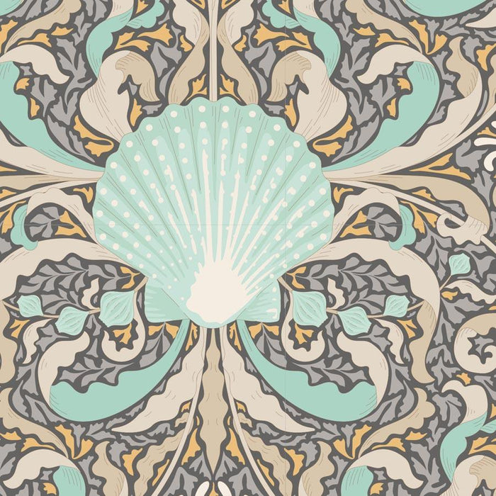 Cotton Beach- Scallop Shell Grey