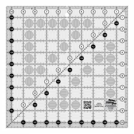 Creative Grids Quilt Ruler 10 1/2" Square