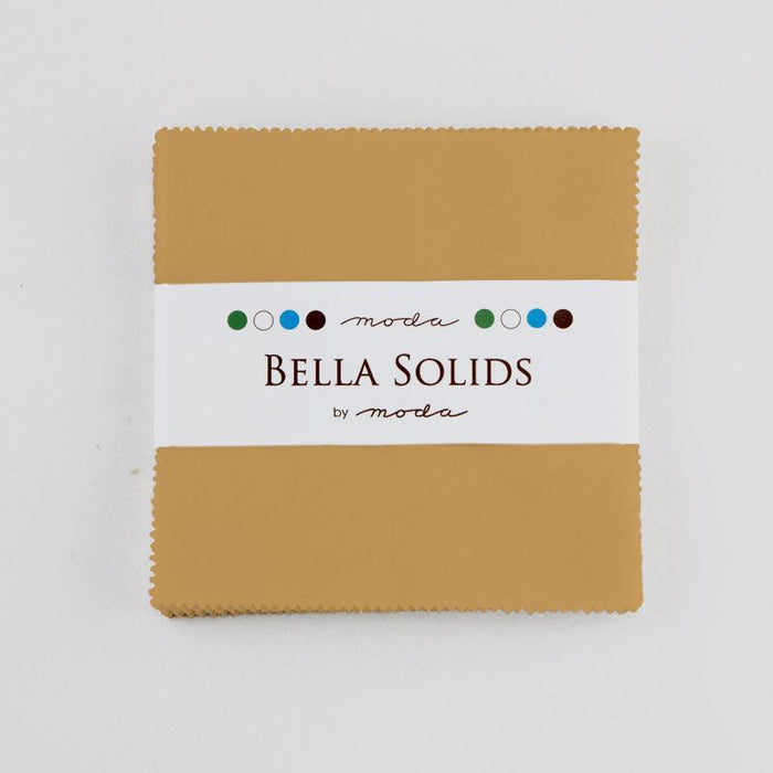 Bella Solids Charm Pack Hay
