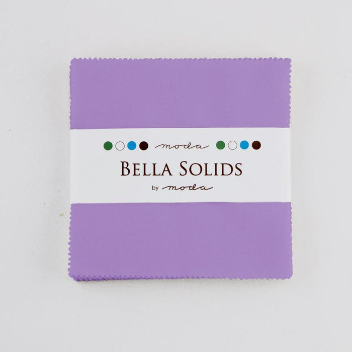 Bella Solids Charm Pack Hyacnt
