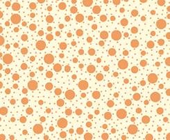 Metals DOTS CREAM/COPPER