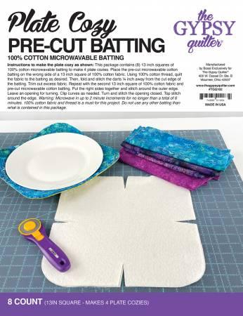 Plate Cozy Pre Cut Batting