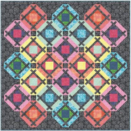Color Therapy Batik Quilt Kit
