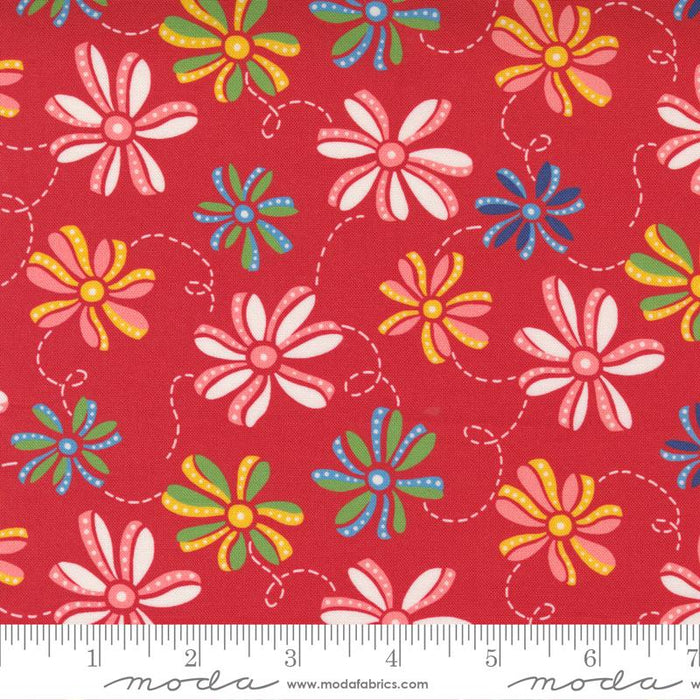 Story Time Ribbon Daisy Red