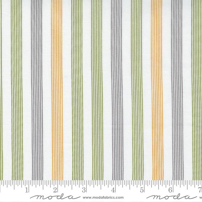 Timber Stripe White Multi