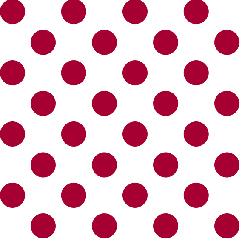 Red/White Large Dot