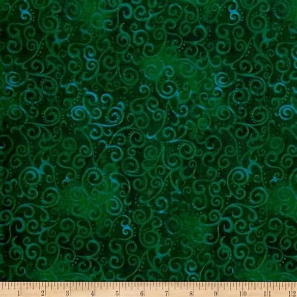 Ombre Scroll Wide-Forest