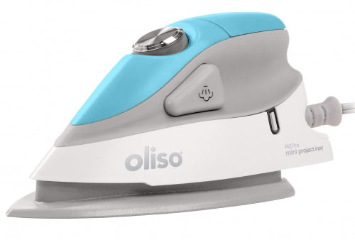 OLISO Turquoise Mini Project Iron with Trivet
