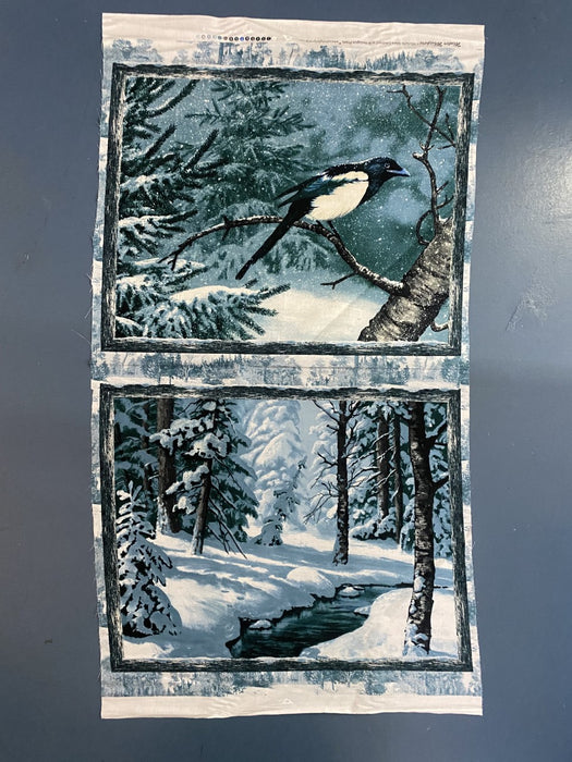 Winter Wishes Bird Panel
